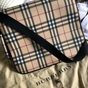 Nova Burberry diaper bag $485